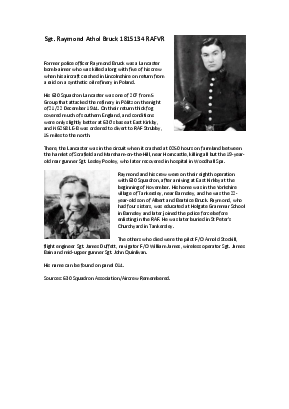 A preview of a PDF biography for Bruck, Raymond Athol